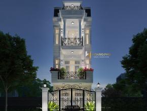 Nhà ống tân cổ điển 3 tầng đẹp và tiện nghi, ai cũng khen nức nở