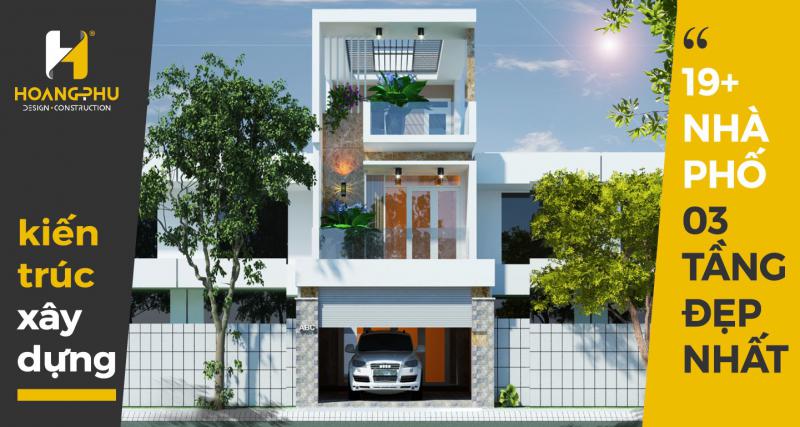 19 mẫu nhà ống 3 tầng đẹp nhất 2025