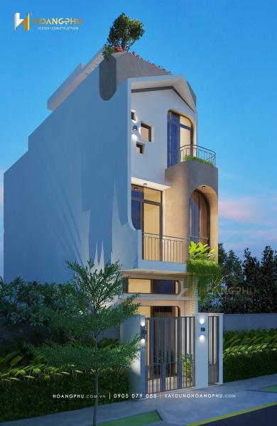 Bàn giao nhà phố lệch tầng đẹp mê ly tại Dĩ An