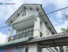 Thiết kế và Thi công nhà phố 2 mặt tiền 1 trệt 1 lầu mái thái tại Tuy Hoà - Phú Yên