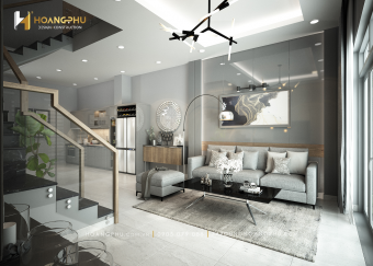 Thiết kế nhà chú Bảo Dĩ An Bình Dương - Hoàng Phú