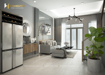 Thiết kế nhà chú Bảo Dĩ An Bình Dương - Hoàng Phú