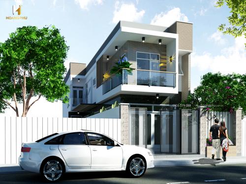Mẫu nhà phố đẹp Bến Cát