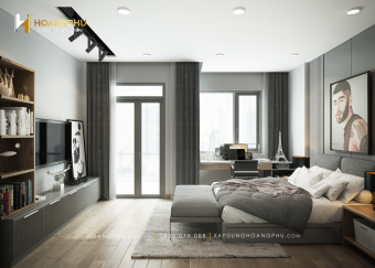 Thiết kế nhà chú Bảo Dĩ An Bình Dương - Hoàng Phú