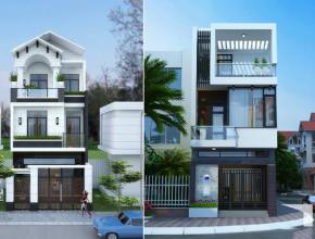 30 mẫu thiết kế mặt tiền ấn tượng cho nhà phố 3 tầng đẹp