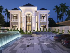 Mê mẩn những mẫu biệt thự 2 tầng đẹp sang chảnh, độc đáo