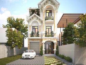 Mẫu biệt thự mái thái tân cổ điển Long Thành Đồng Nai