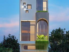 Thiết kế thi công nhà ống lệch tầng đẹp đến bất ngờ năm 2025