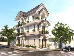 Ngẩn ngơ mẫu biệt thự phố mái thái 3 tầng tại Bình Dương