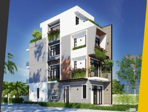 Nhà phố 4 tầng hiện đại - Xây dựng trọn gói tại quận 2