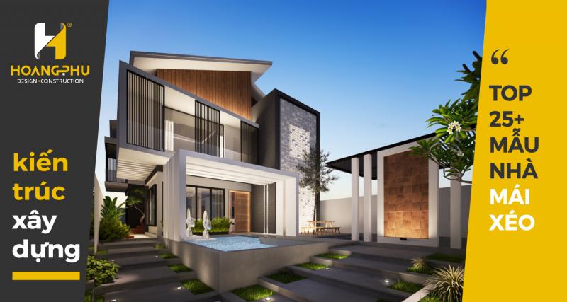 25 Mẫu Nhà Phố Mái Xéo Đẹp