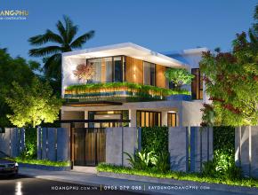 Biệt thự 2 tầng đáp ứng nhu cầu tận hưởng cuộc sống xanh cho gia chủ