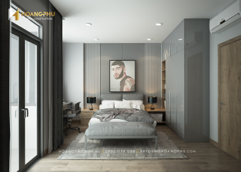 Thiết kế nhà chú Bảo Dĩ An Bình Dương - Hoàng Phú