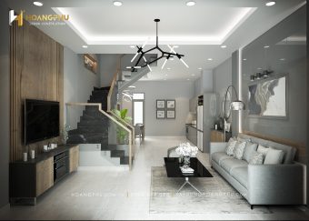 Thiết kế nhà chú Bảo Dĩ An Bình Dương - Hoàng Phú