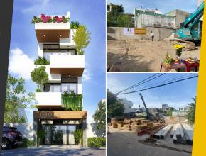 Khởi công xây dựng trọn gói nhà phố 3 tầng tại Thủ Đức